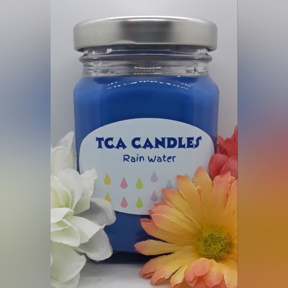 Rain Water Scented  Candle - Blue